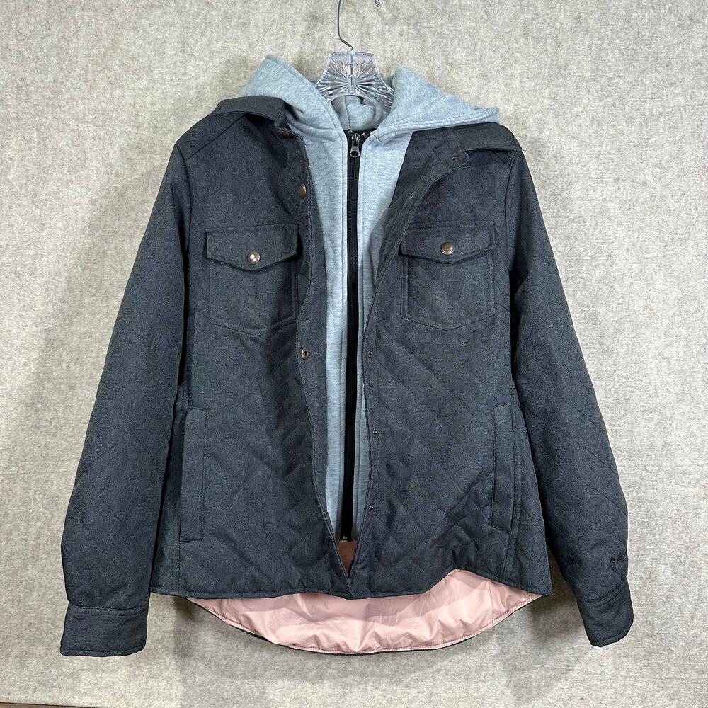 Free Country - Women's Carraway Quilted Denim Jacket - Medium